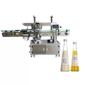 Avsmalnande etiketteringsmaskin för flaskor